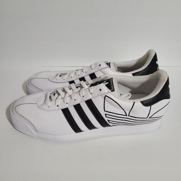 adidas Other - NEW Adidas Originals Samoa Trefoil Shoes FV6829 Size 14 White